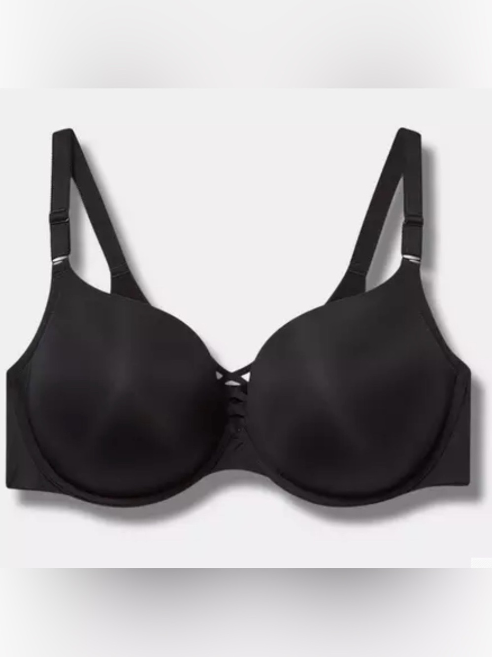 Torrid XO plunge bra black